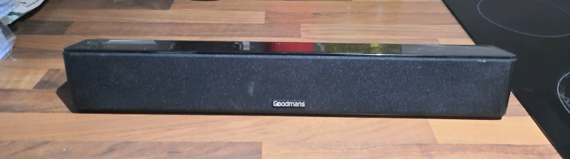 goodmans 30w 2.0 compact bluetooth soundbar
